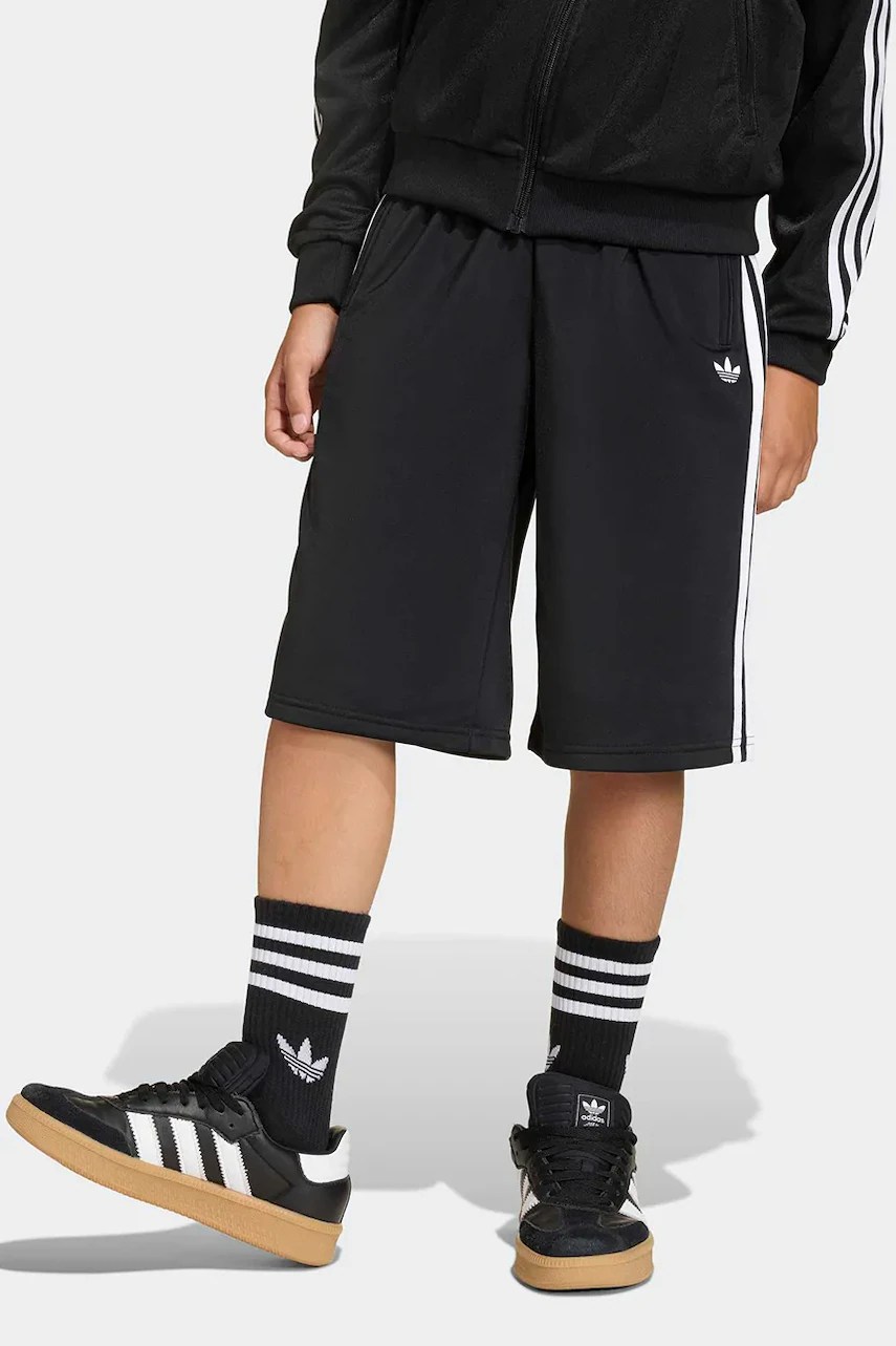 Pantaloni scurți adidas originals din bumbac pentru copii Pantaloni scurți adidas originals din bumbac pentru copii