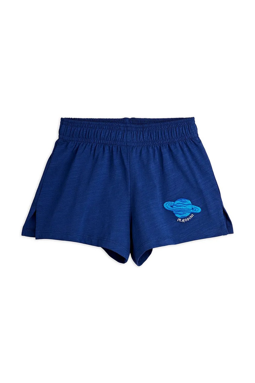 Mini rodini pantaloni scurți din bumbac pentru copii cu imprimeu Planet Mini rodini pantaloni scurți din bumbac pentru copii cu imprimeu Planet