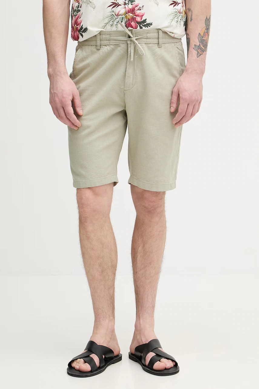 Pantaloni scurți lindbergh pentru bărbați, din in Pantaloni scurți lindbergh pentru bărbați, din in