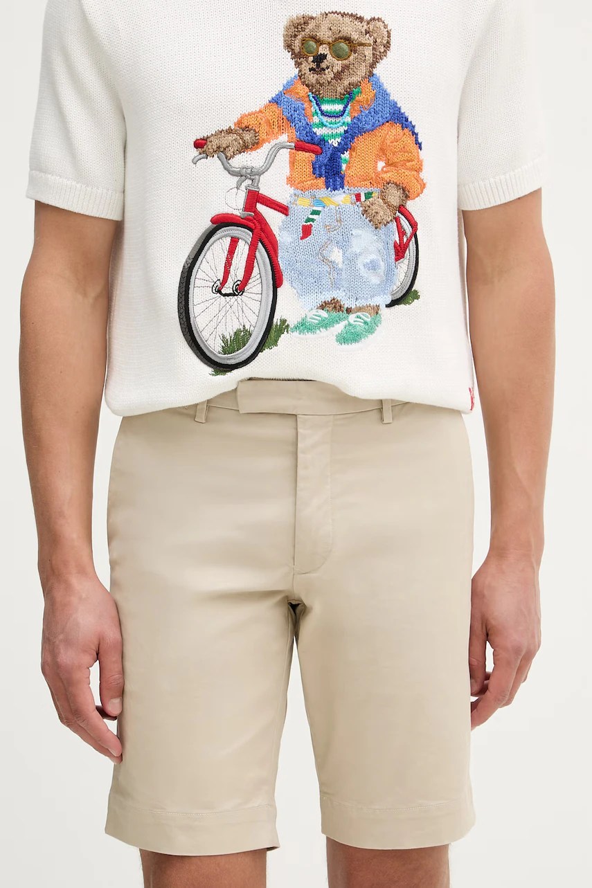 Pantaloni scurți chinos bărbați polo ralph lauren din bumbac Pantaloni scurți chinos bărbați polo ralph lauren din bumbac
