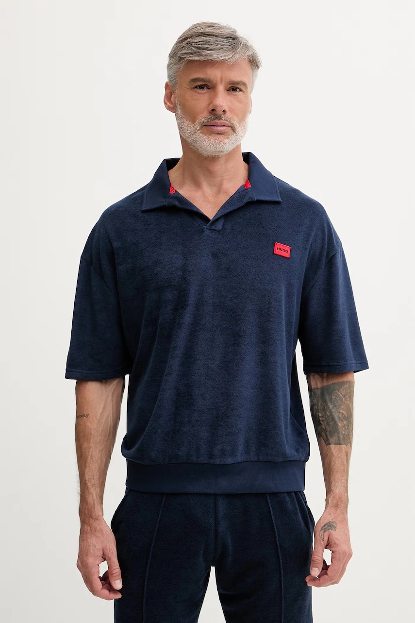 Pantaloni scurți HUGO pentru bărbați, de loungewear, din bumbac TERRANCE SHORTS Pantaloni scurți HUGO pentru bărbați, de loungewear, din bumbac TERRANCE SHORTS