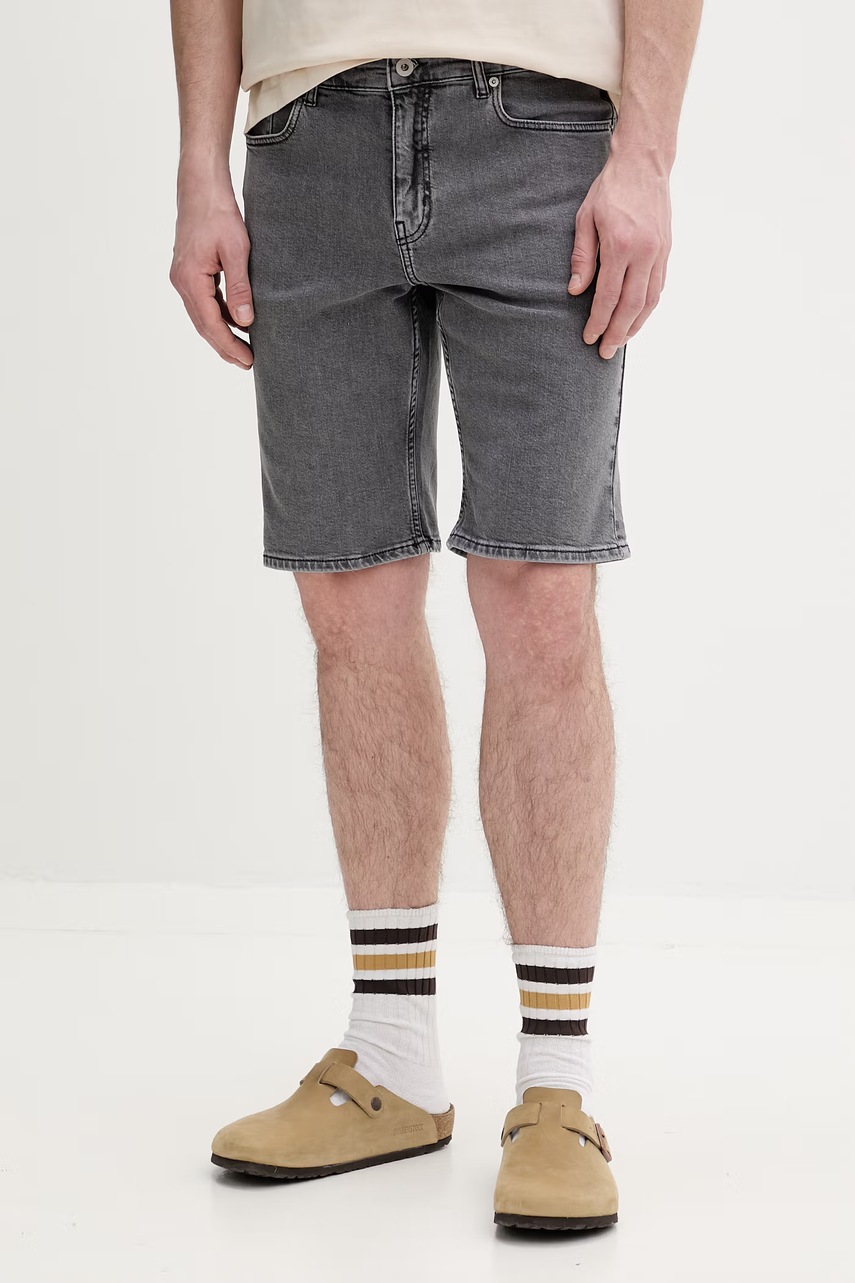 Pantaloni scurți karl lagerfeld din denim pentru bărbați Pantaloni scurți karl lagerfeld din denim pentru bărbați