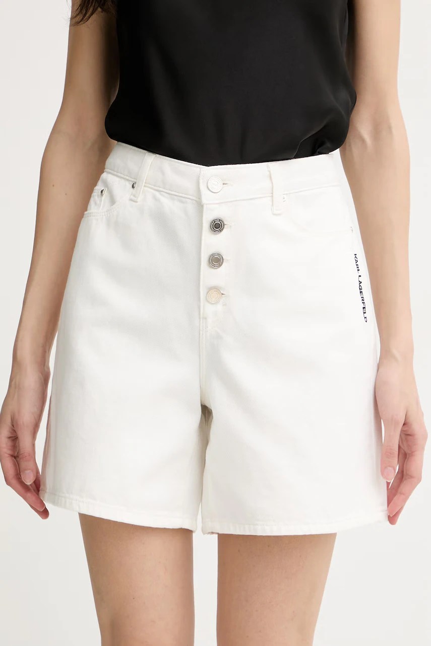 Pantaloni scurți din denim IKON karl lagerfeld Pantaloni scurți din denim IKON karl lagerfeld