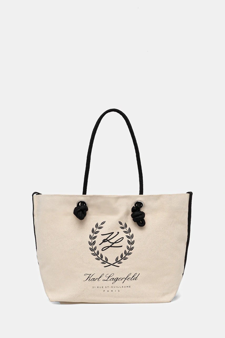 Geantă de bumbac karl lagerfeld k/HOTEL Geantă de bumbac karl lagerfeld k/HOTEL