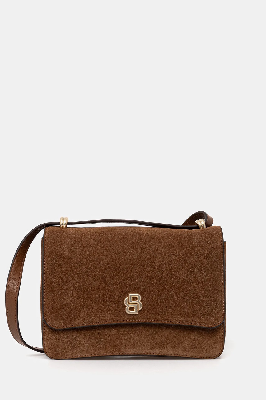 Geantă de mână din piele întoarsă BOSS BEYOND crossb s Geantă de mână din piele întoarsă BOSS BEYOND crossb s