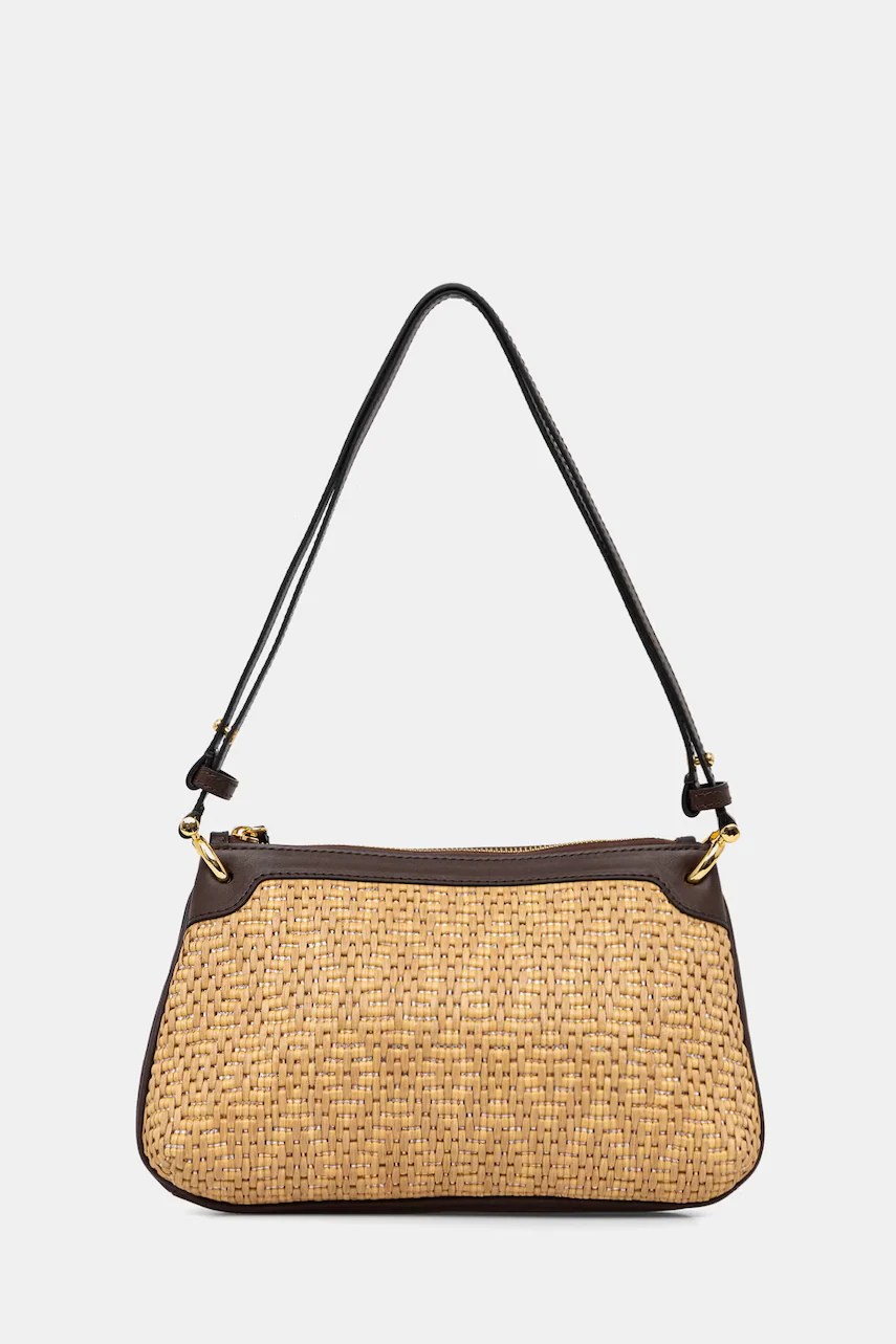 Pollini geantă crossbody împletită pentru femei Pollini geantă crossbody împletită pentru femei