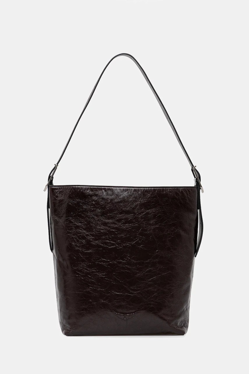 Zadig&VOLTAIRE geantă de piele JANE HOBO VINTAGE PATENT Zadig&VOLTAIRE geantă de piele JANE HOBO VINTAGE PATENT