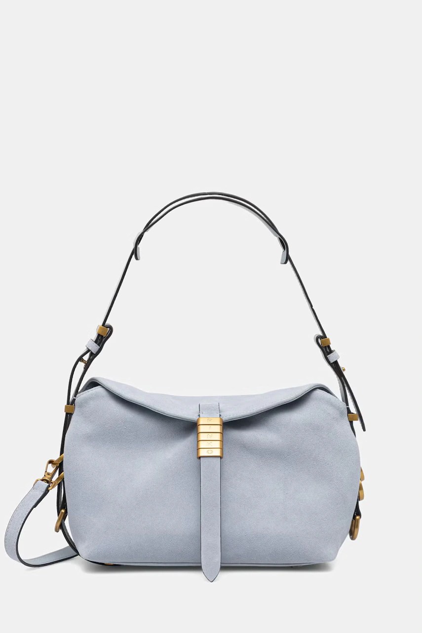 Geantă crossbody pinko pentru femei, din piele întoarsă Horizontal Geantă crossbody pinko pentru femei, din piele întoarsă Horizontal