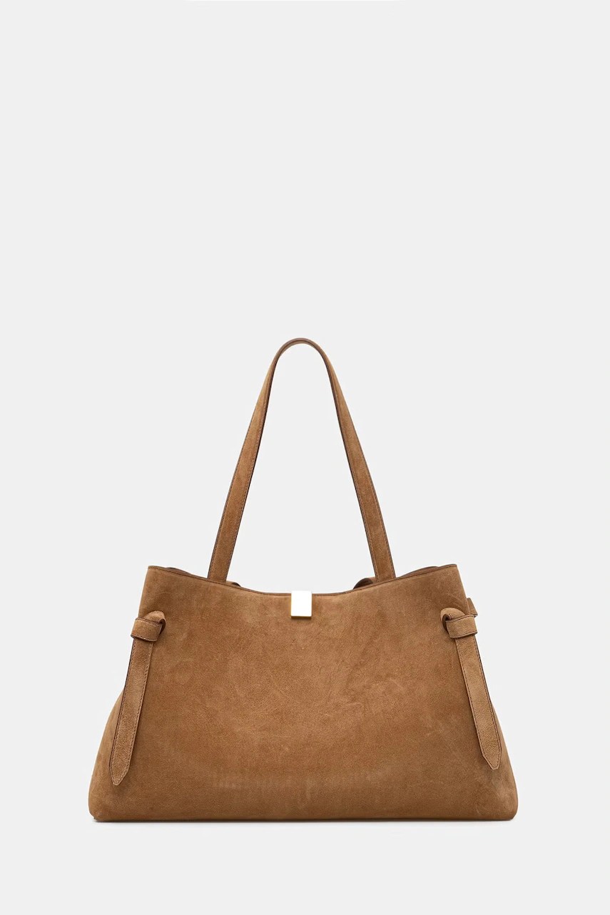 Yuzefi geantă TOTE din piele întoarsă GYOZA TOTE pentru femei Yuzefi geantă TOTE din piele întoarsă GYOZA TOTE pentru femei