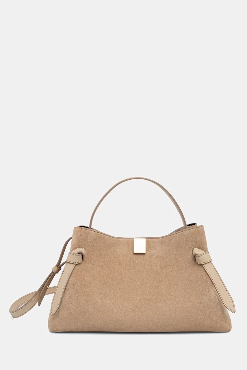 Geantă crossbody pentru femei, din piele întoarsă yuzefi GYOZA Geantă crossbody pentru femei, din piele întoarsă yuzefi GYOZA