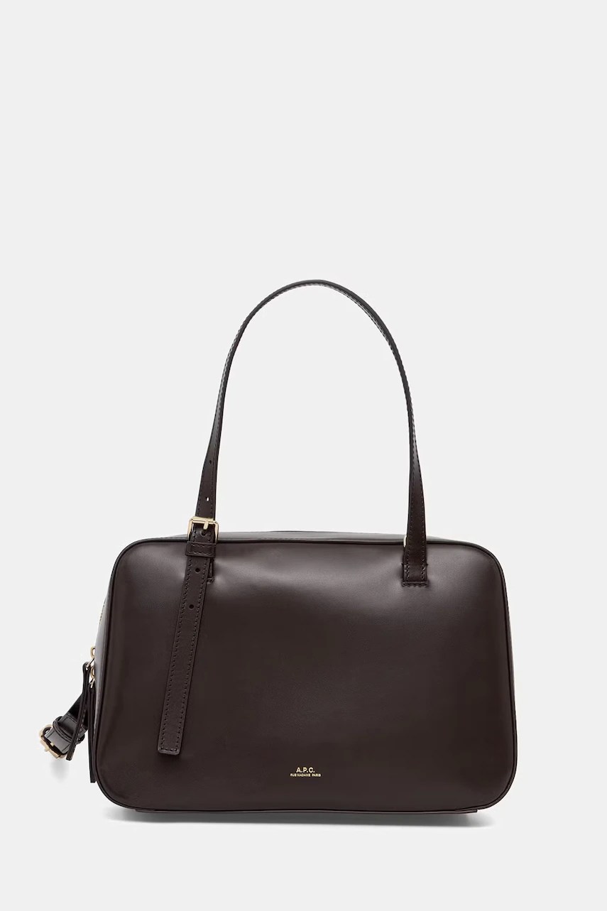 Geantă crossbody a.p.c. din piele SAC VIRGINIE BOX pentru femei Geantă crossbody a.p.c. din piele SAC VIRGINIE BOX pentru femei