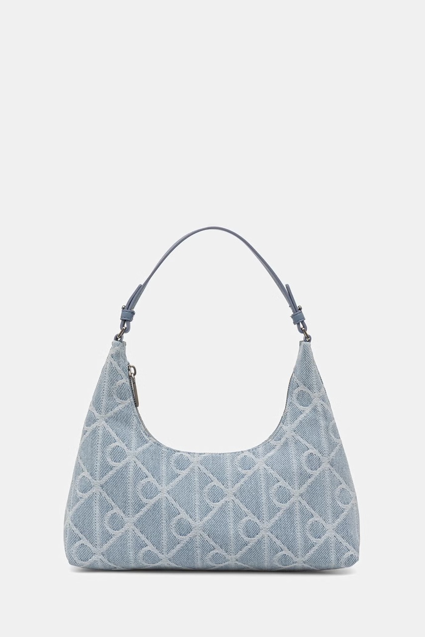 Geantă crossbody calvin klein pentru femei, din denim Geantă crossbody calvin klein pentru femei, din denim