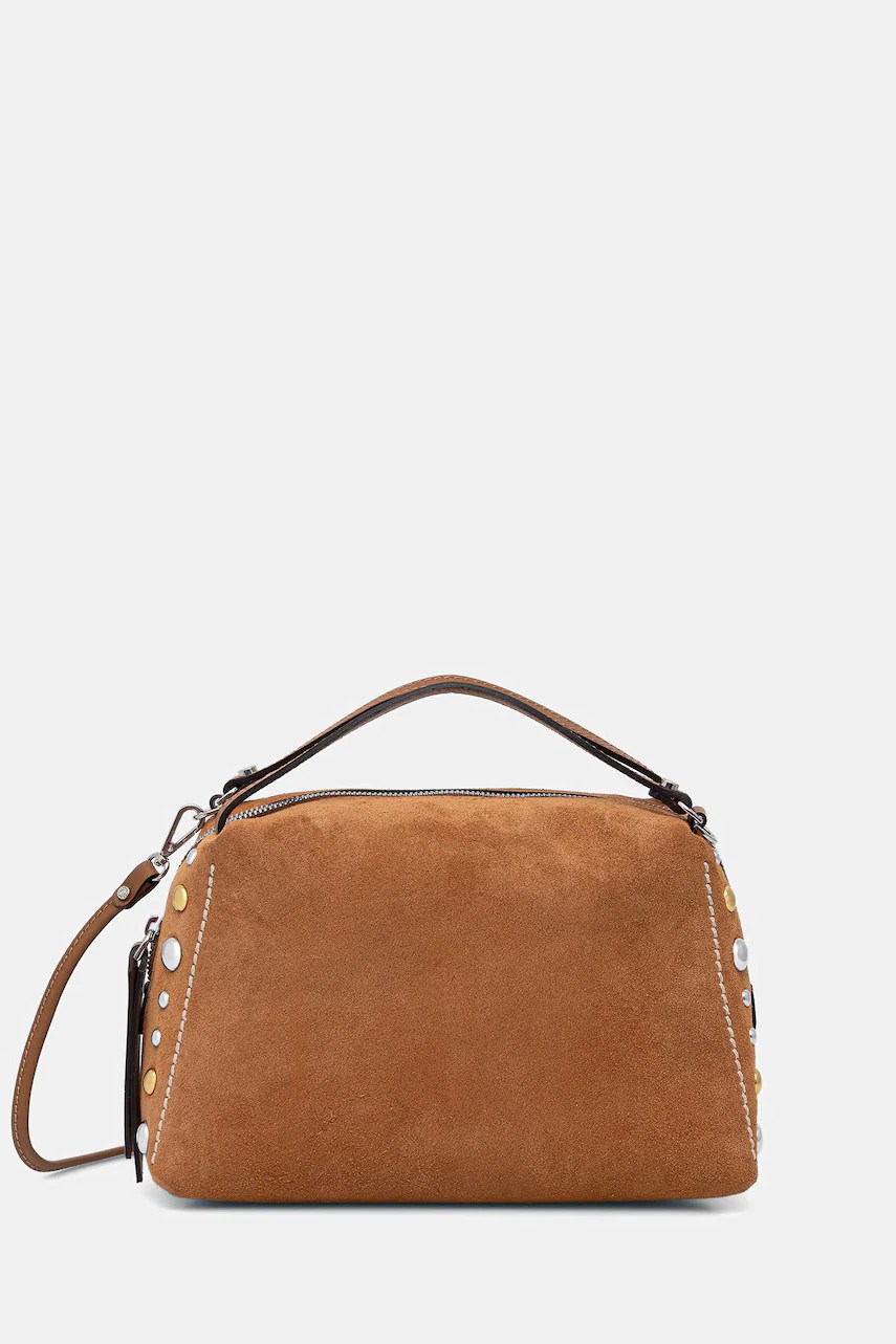 Geantă de mână din piele întoarsă ALIFA de la gianni chiarini Geantă de mână din piele întoarsă ALIFA de la gianni chiarini