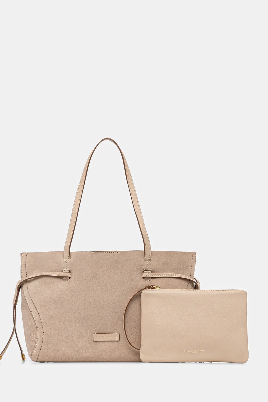 Geantă de mână din piele întoarsă VIOLETTE gianni chiarini Geantă de mână din piele întoarsă VIOLETTE gianni chiarini