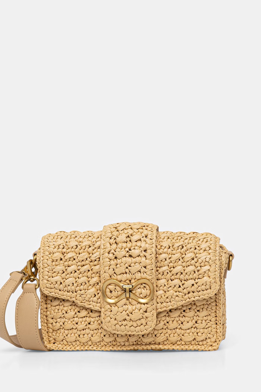 Geantă crossbody împletită pentru femei twinset Geantă crossbody împletită pentru femei twinset
