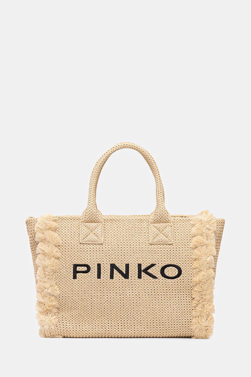 Geantă shopper împletită pinko pentru femei Geantă shopper împletită pinko pentru femei