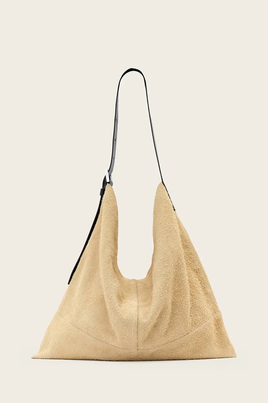 Geantă de mână din piele întoarsă ASHA – AllSaints Geantă de mână din piele întoarsă ASHA – AllSaints