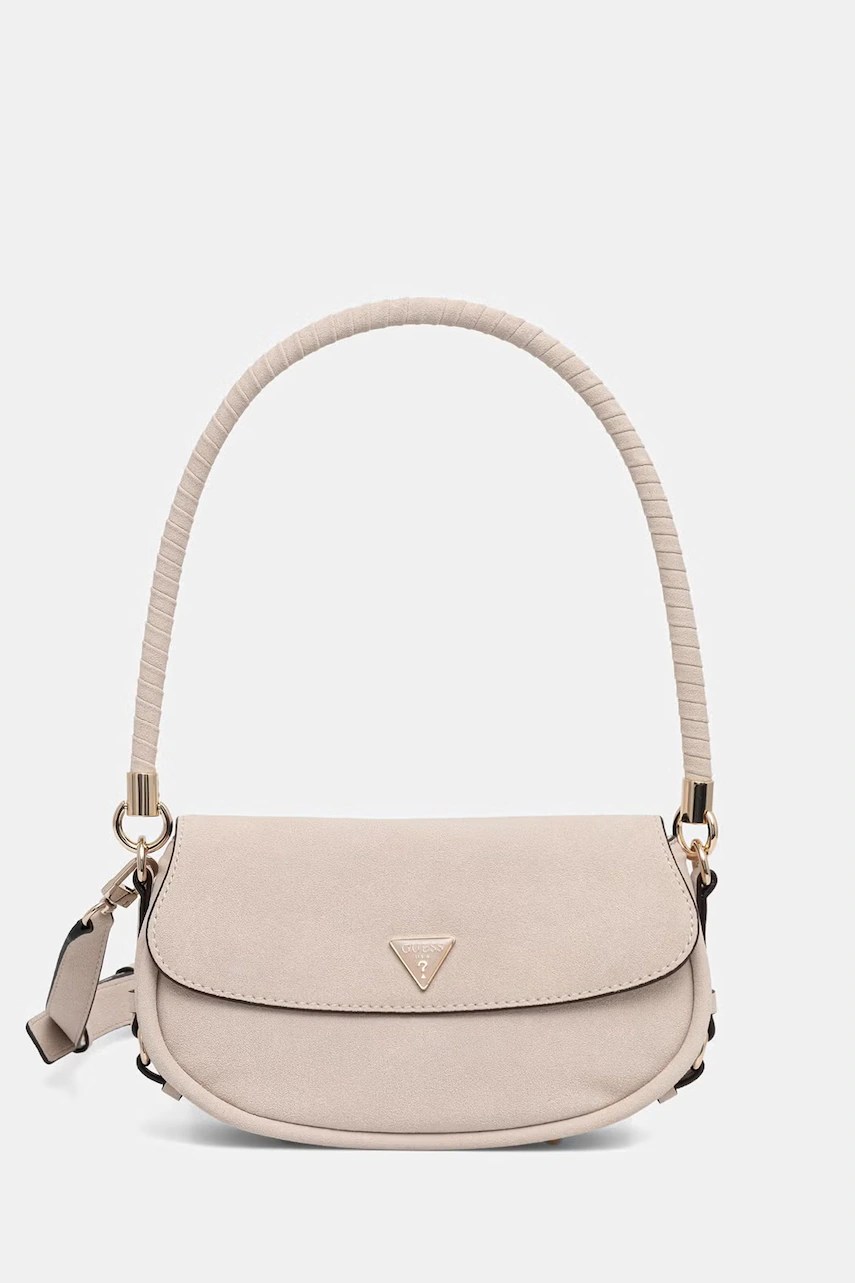 Guess geantă DANYA pentru femei din imitație de piele întoarsă Guess geantă DANYA pentru femei din imitație de piele întoarsă