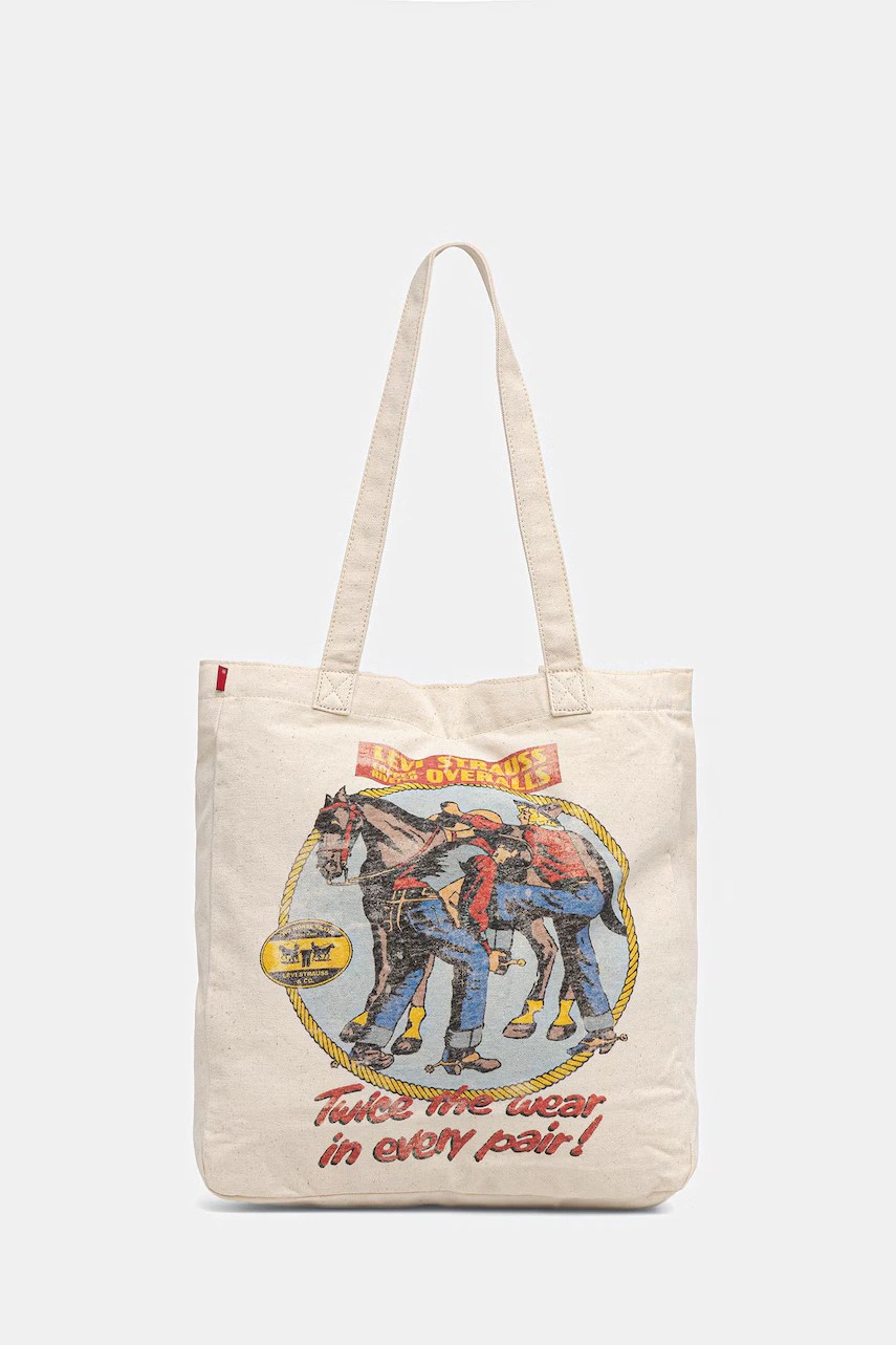 Geantă de bumbac levi’s EVERYDAY GRAPHIC Geantă de bumbac levi’s EVERYDAY GRAPHIC