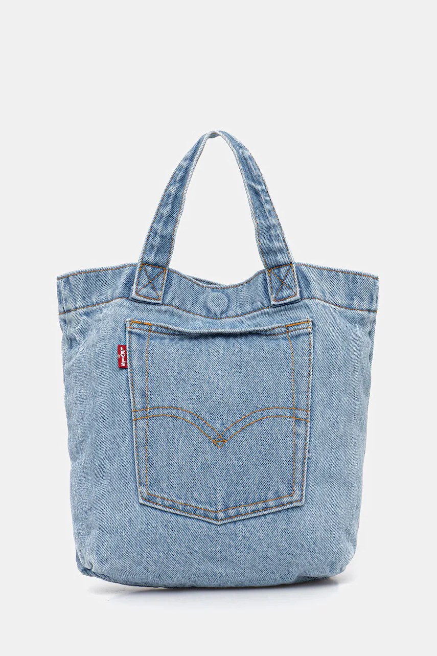 Geantă de bumbac MINI BACK POCKET TOTE levi’s Geantă de bumbac MINI BACK POCKET TOTE levi’s