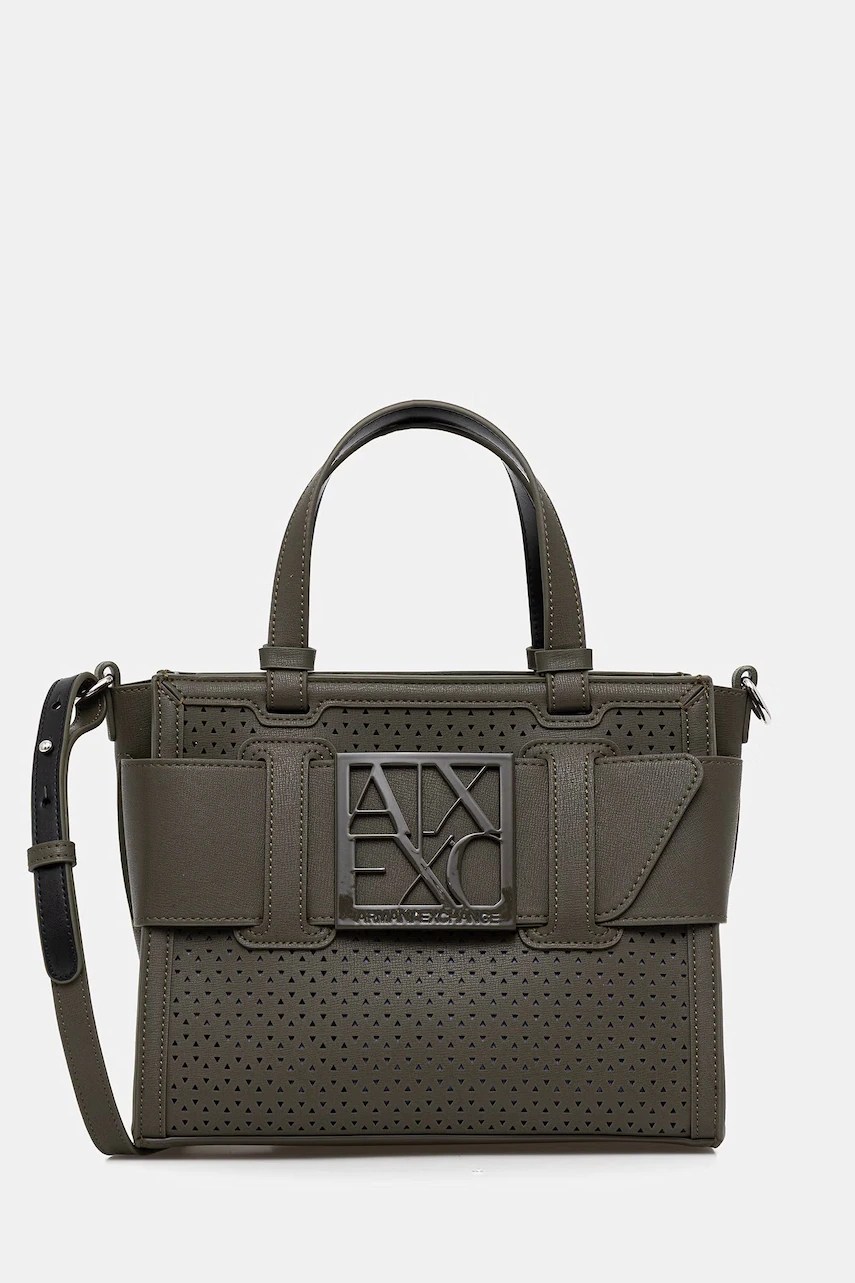 Geantă crossbody de damă armani exchange din imitație de piele Geantă crossbody de damă armani exchange din imitație de piele