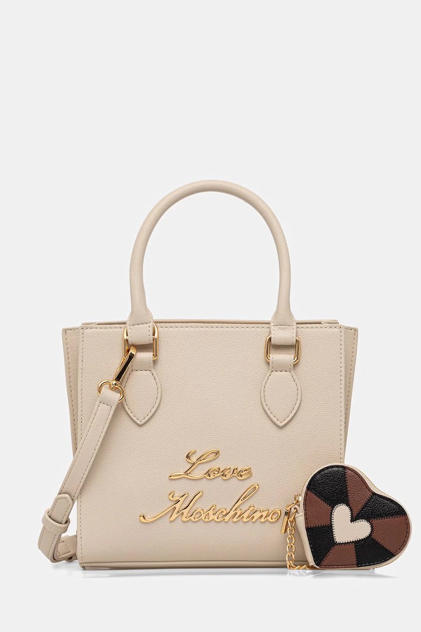 Geantă crossbody love moschino pentru femei, din piele Geantă crossbody love moschino pentru femei, din piele