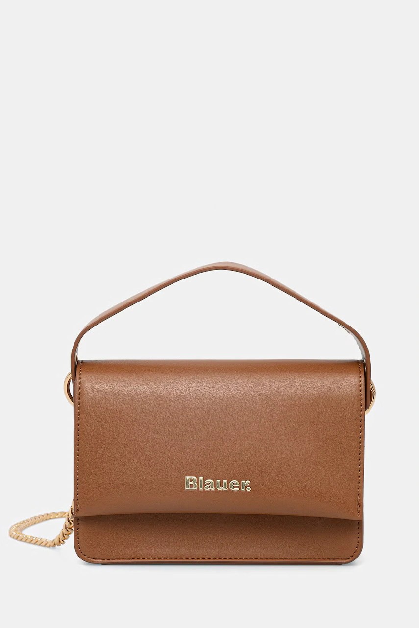 Geantă crossbody de damă blauer cu imitație de piele Geantă crossbody de damă blauer cu imitație de piele