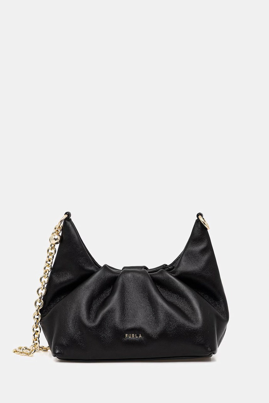 Furla geantă crossbody din piele Delia Mini Shoulder pentru femei Furla geantă crossbody din piele Delia Mini Shoulder pentru femei