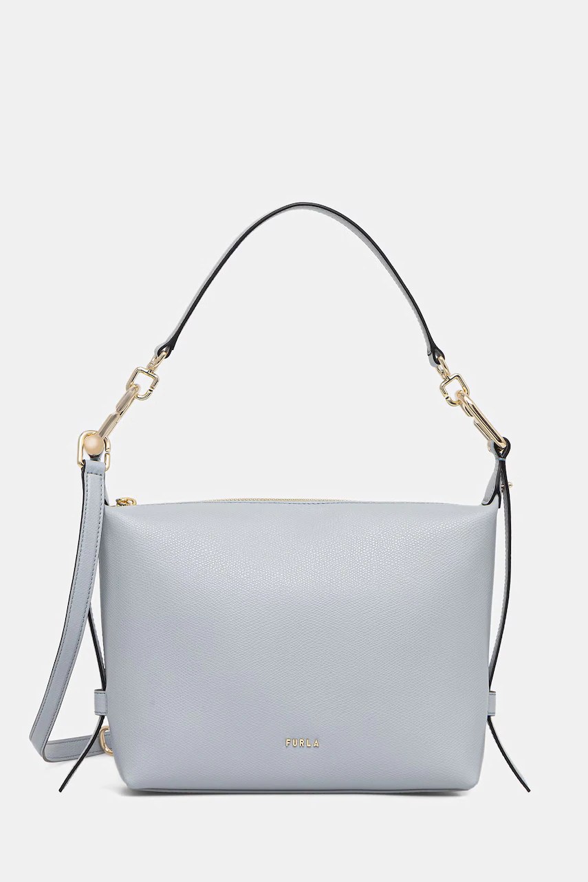 Furla geantă Hobo pentru femei din piele Tonie Mini Furla geantă Hobo pentru femei din piele Tonie Mini