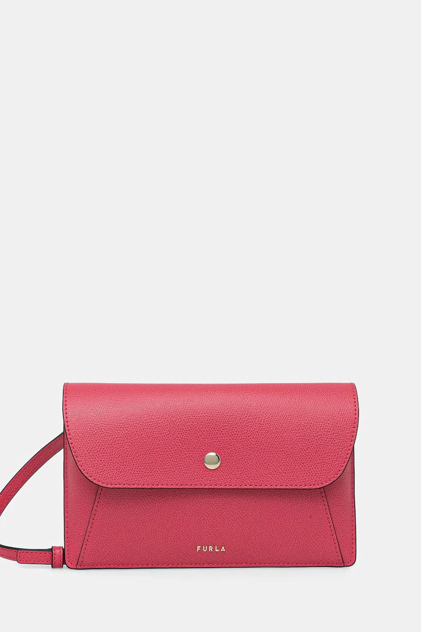 Furla geantă crossbody din piele lea XL Pouch pentru femei Furla geantă crossbody din piele lea XL Pouch pentru femei