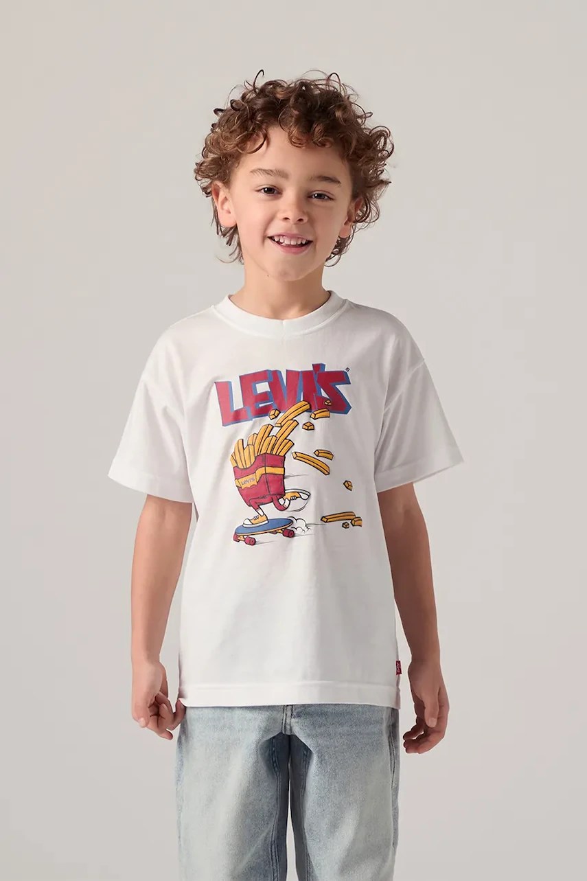 Tricou băieți levi’s FRIES ON THE LOOSE TEE Tricou băieți levi’s FRIES ON THE LOOSE TEE