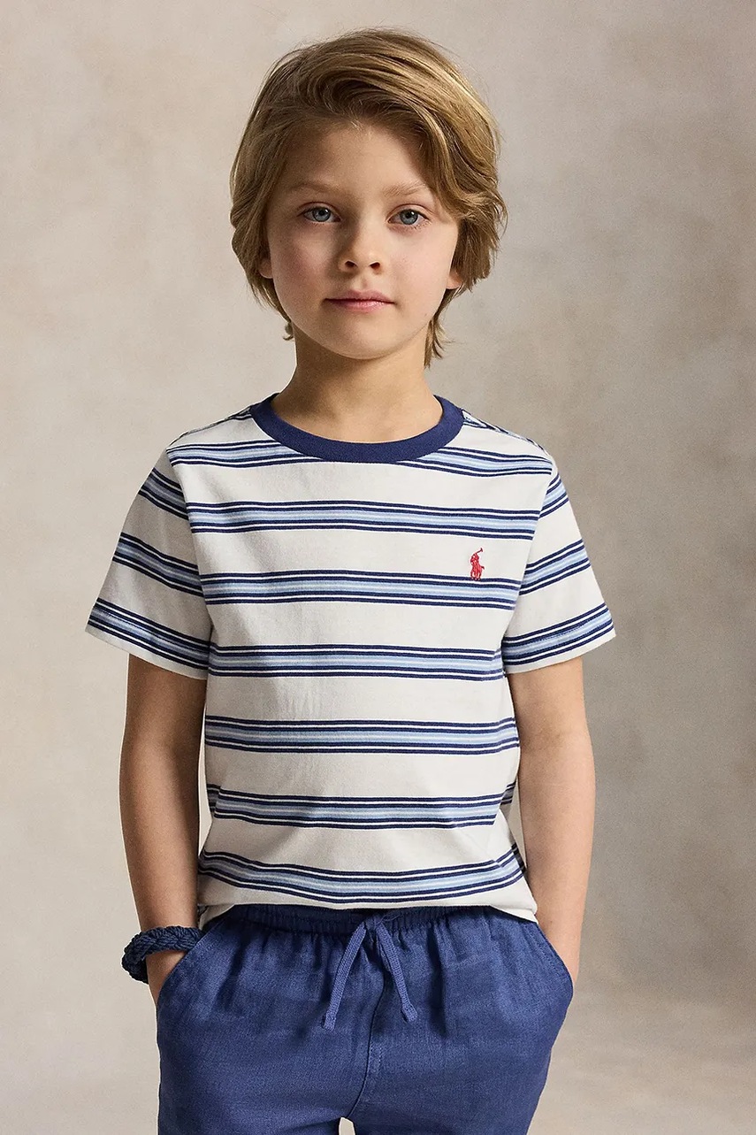 Tricou basic pentru copii polo ralph lauren din bumbac Tricou basic pentru copii polo ralph lauren din bumbac