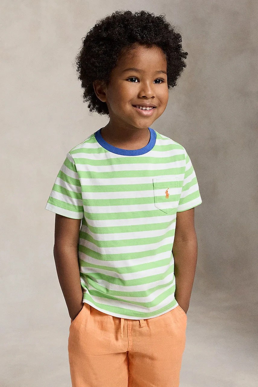 Tricou polo ralph lauren pentru copii, din bumbac Tricou polo ralph lauren pentru copii, din bumbac