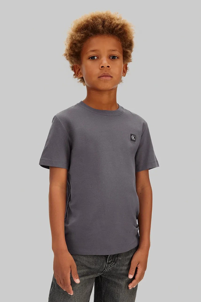 Tricou calvin klein jeans din bumbac pentru copii Tricou calvin klein jeans din bumbac pentru copii