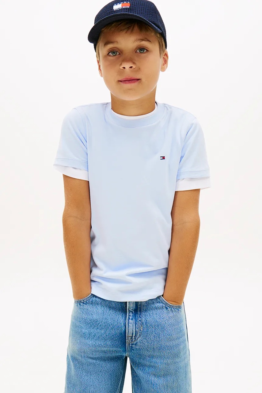Tricou copii tommy hilfiger din bumbac Tricou copii tommy hilfiger din bumbac