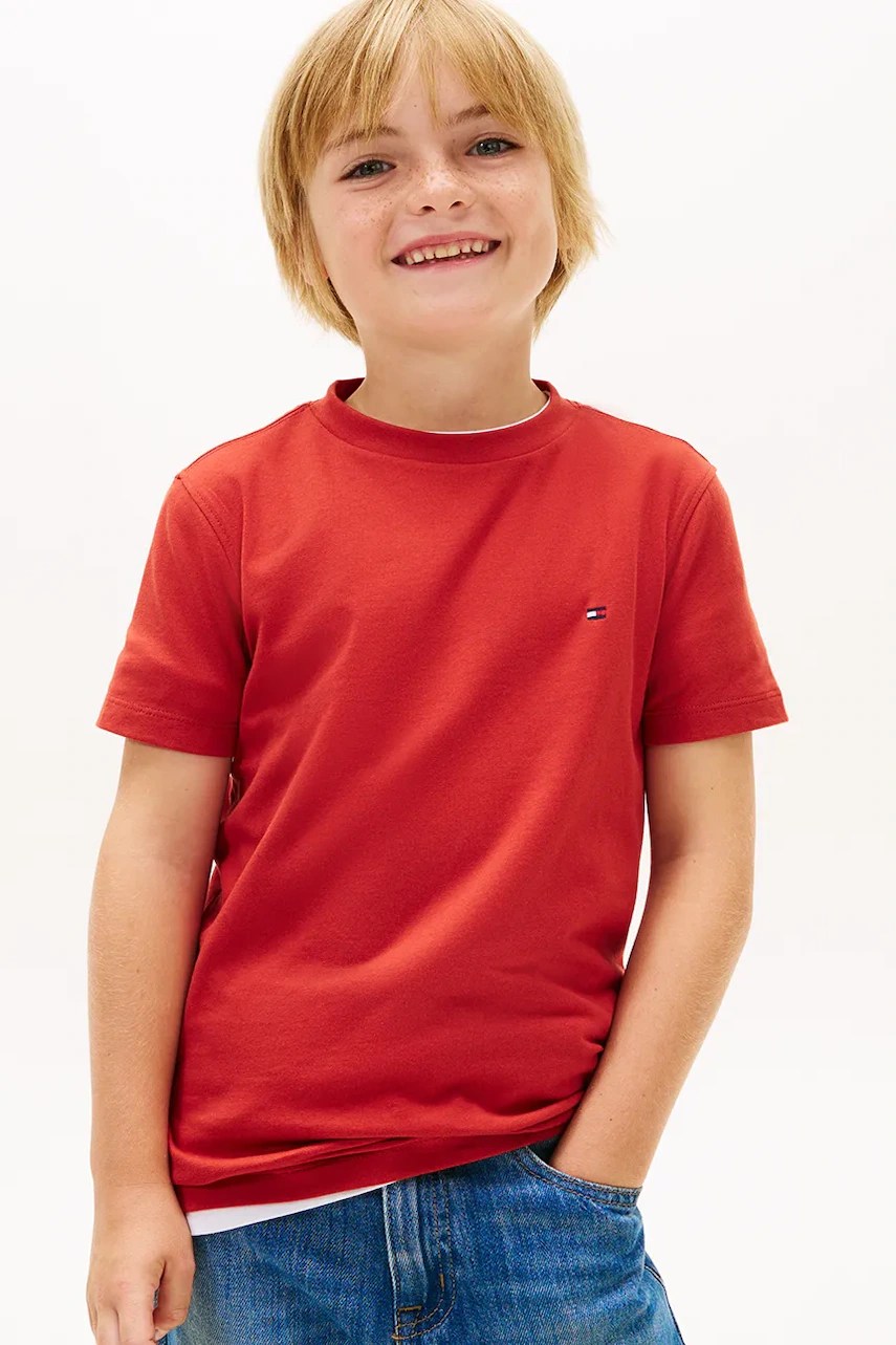Tricou tommy hilfiger pentru copii din bumbac Tricou tommy hilfiger pentru copii din bumbac