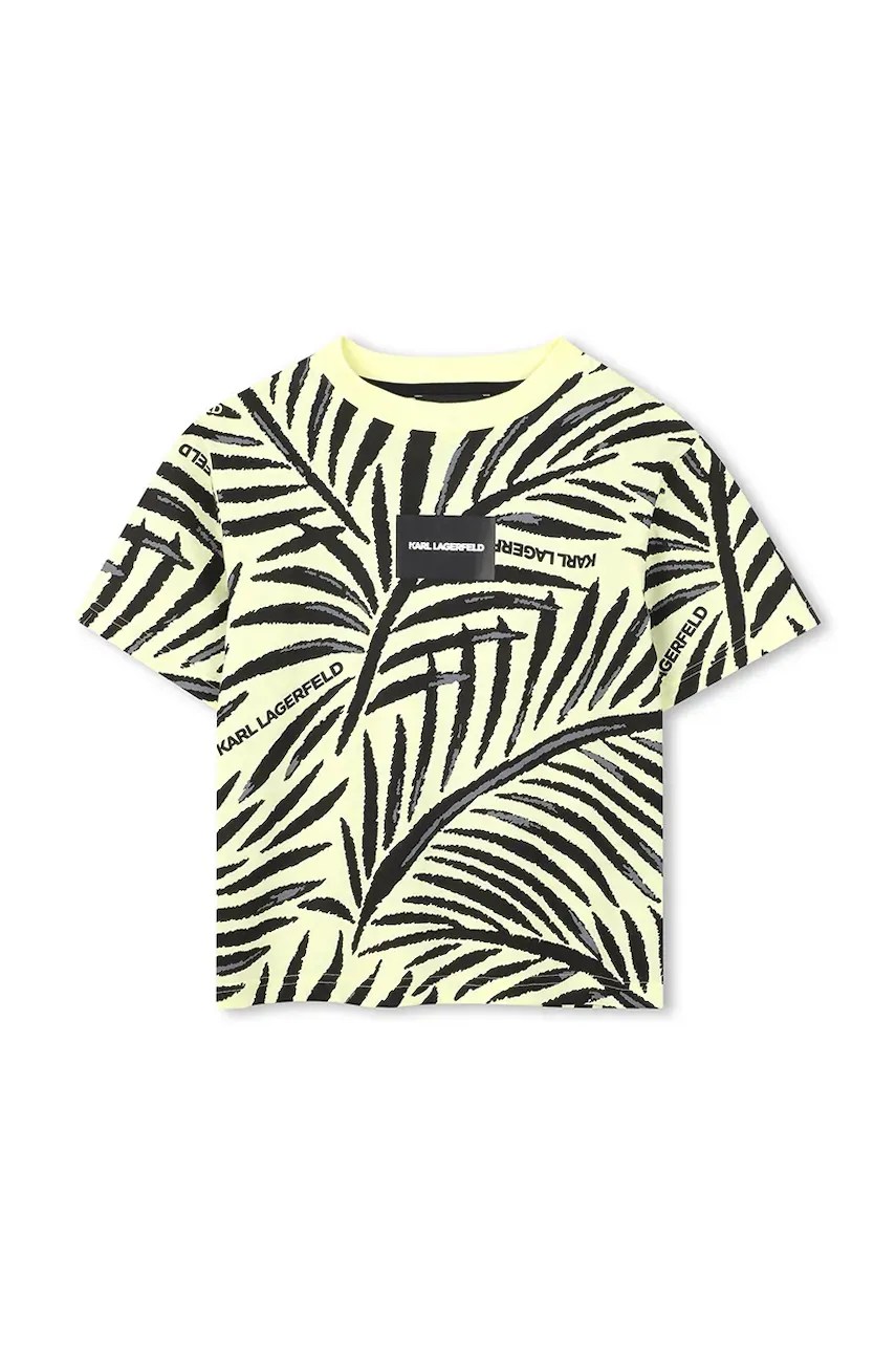 Tricou karl lagerfeld din bumbac pentru copii Tricou karl lagerfeld din bumbac pentru copii