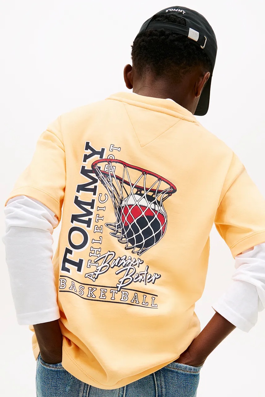 Tricou pentru copii tommy hilfiger din bumbac Tricou pentru copii tommy hilfiger din bumbac