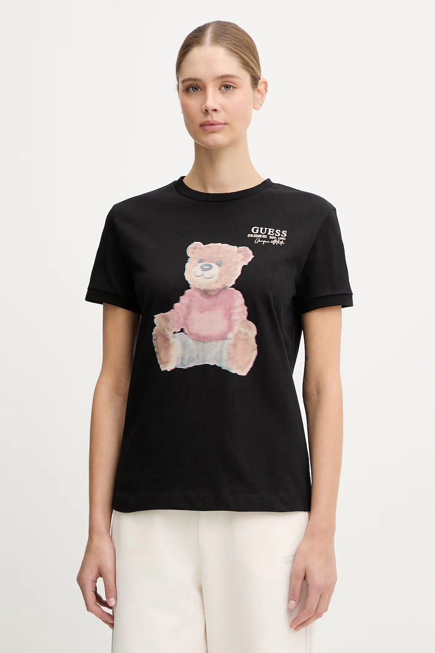 Tricou din bumbac guess CARLA Tricou din bumbac guess CARLA