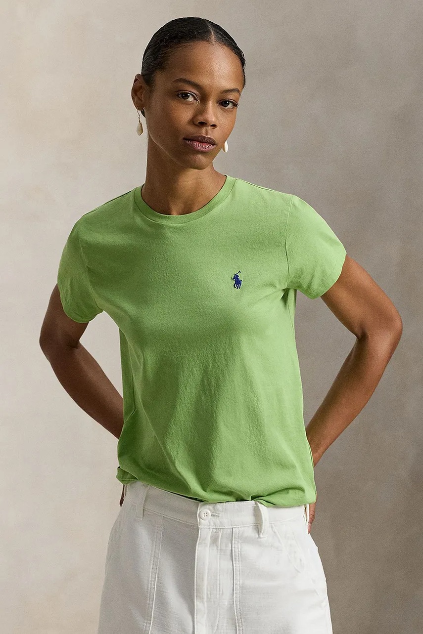 Tricou de damă polo ralph lauren din bumbac Tricou de damă polo ralph lauren din bumbac