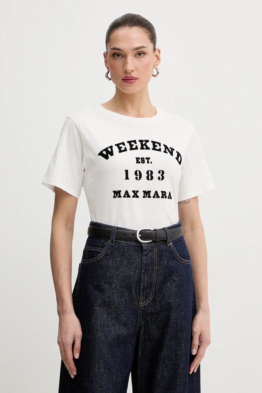 Tricou din bumbac TENUE by weekend max mara Tricou din bumbac TENUE by weekend max mara