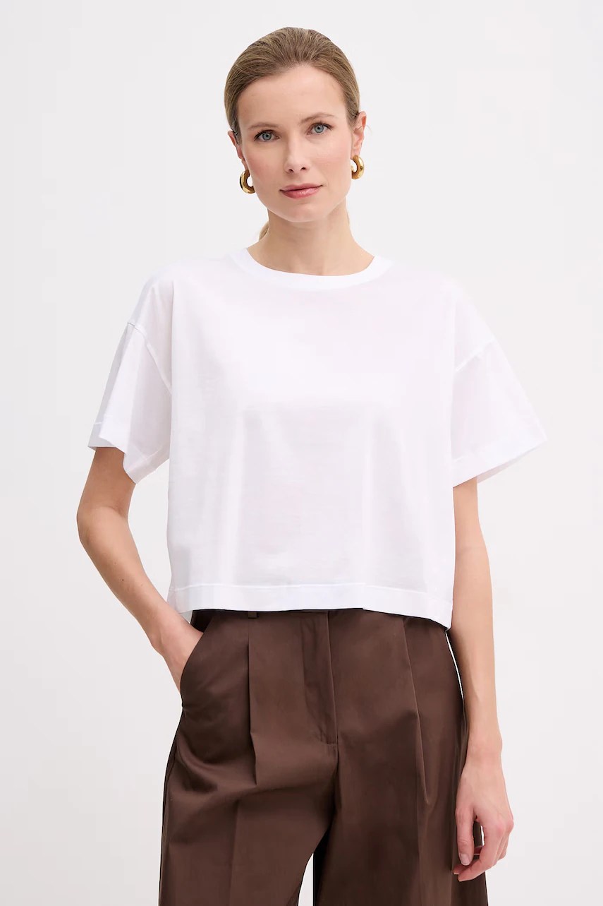 Tricou de damă oversize din bumbac RADICE by MM by max mara Tricou de damă oversize din bumbac RADICE by MM by max mara