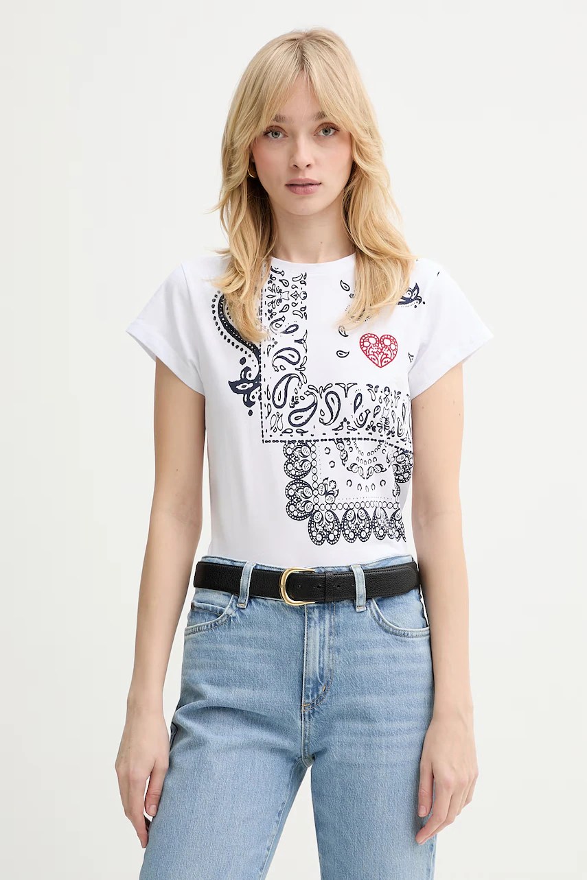 Tricou IBlues din bumbac cu imprimeu PAGINA Tricou IBlues din bumbac cu imprimeu PAGINA