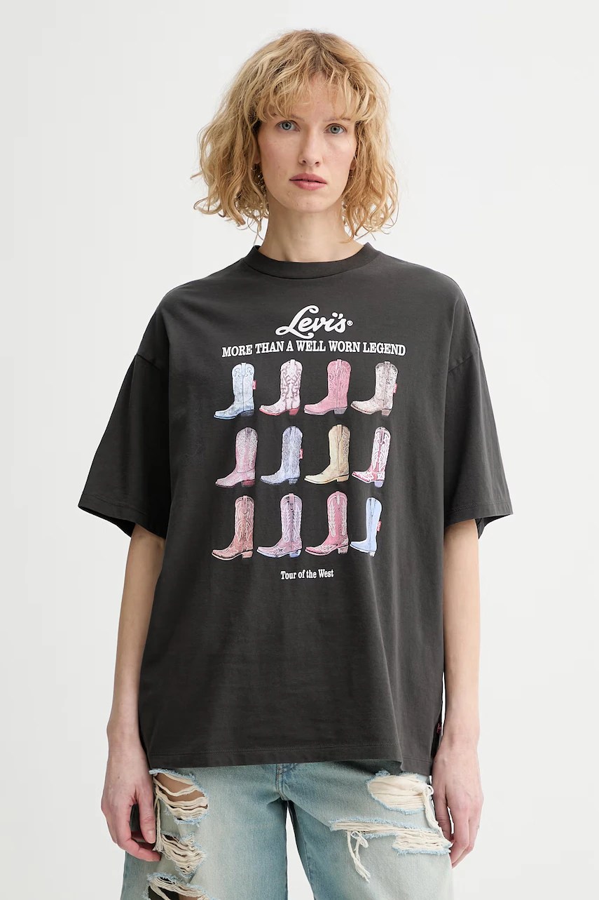 Levi’s tricou bumbac GRAPHIC STACK Levi’s tricou bumbac GRAPHIC STACK