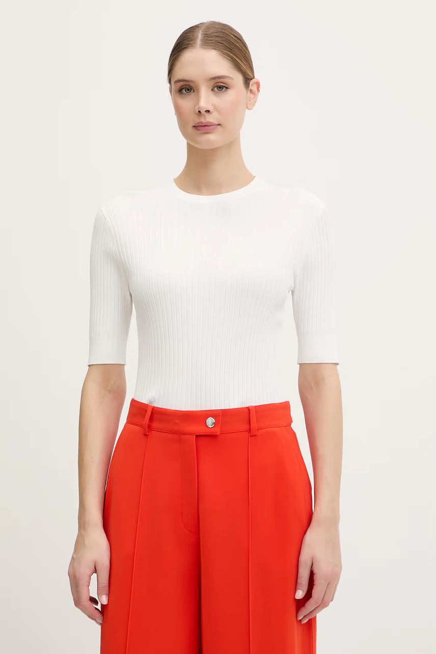 Tricou basic de damă cu vâscoză JADOU Tricou basic de damă cu vâscoză JADOU