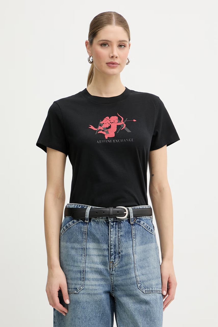 Tricou armani exchange pentru femei, din bumbac Tricou armani exchange pentru femei, din bumbac