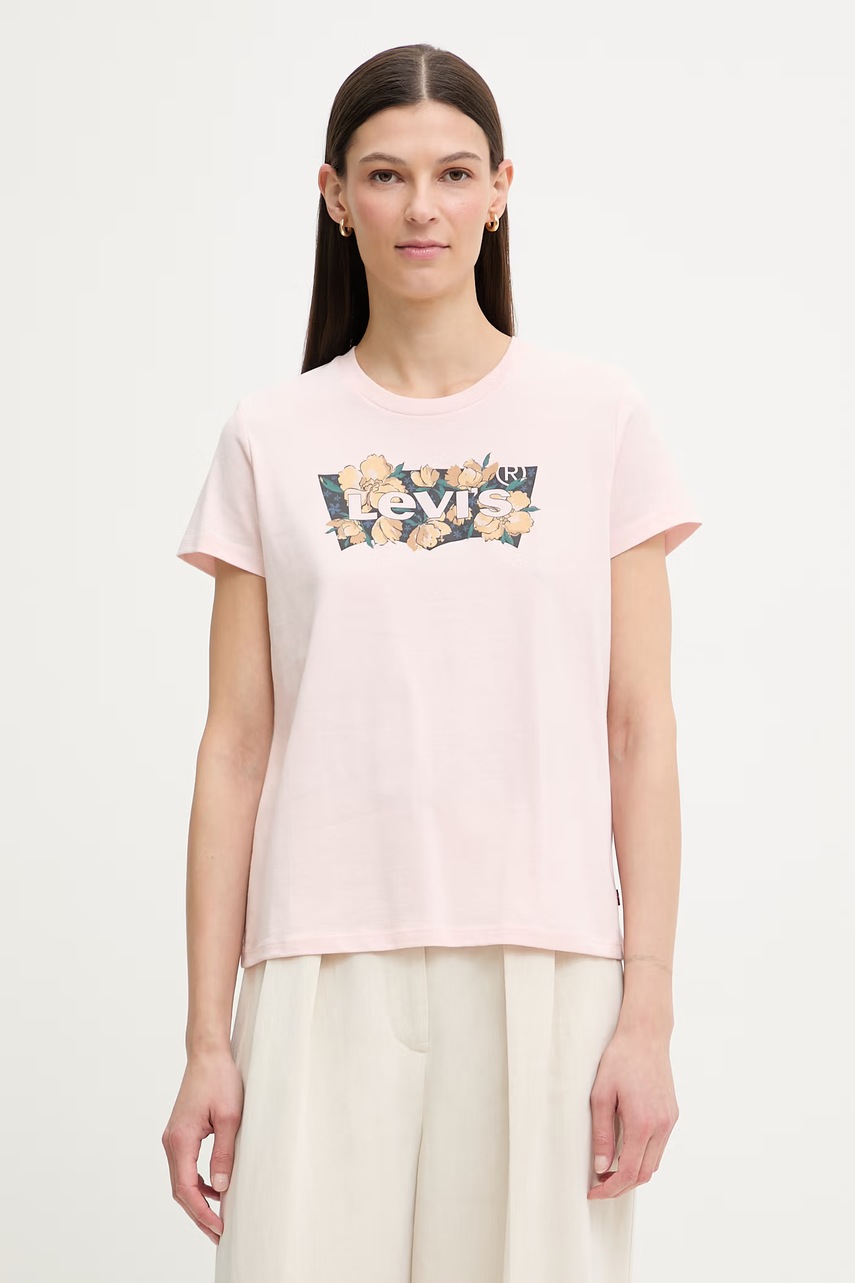 Tricou pentru femei levi’s THE PERFECT din bumbac Tricou pentru femei levi’s THE PERFECT din bumbac