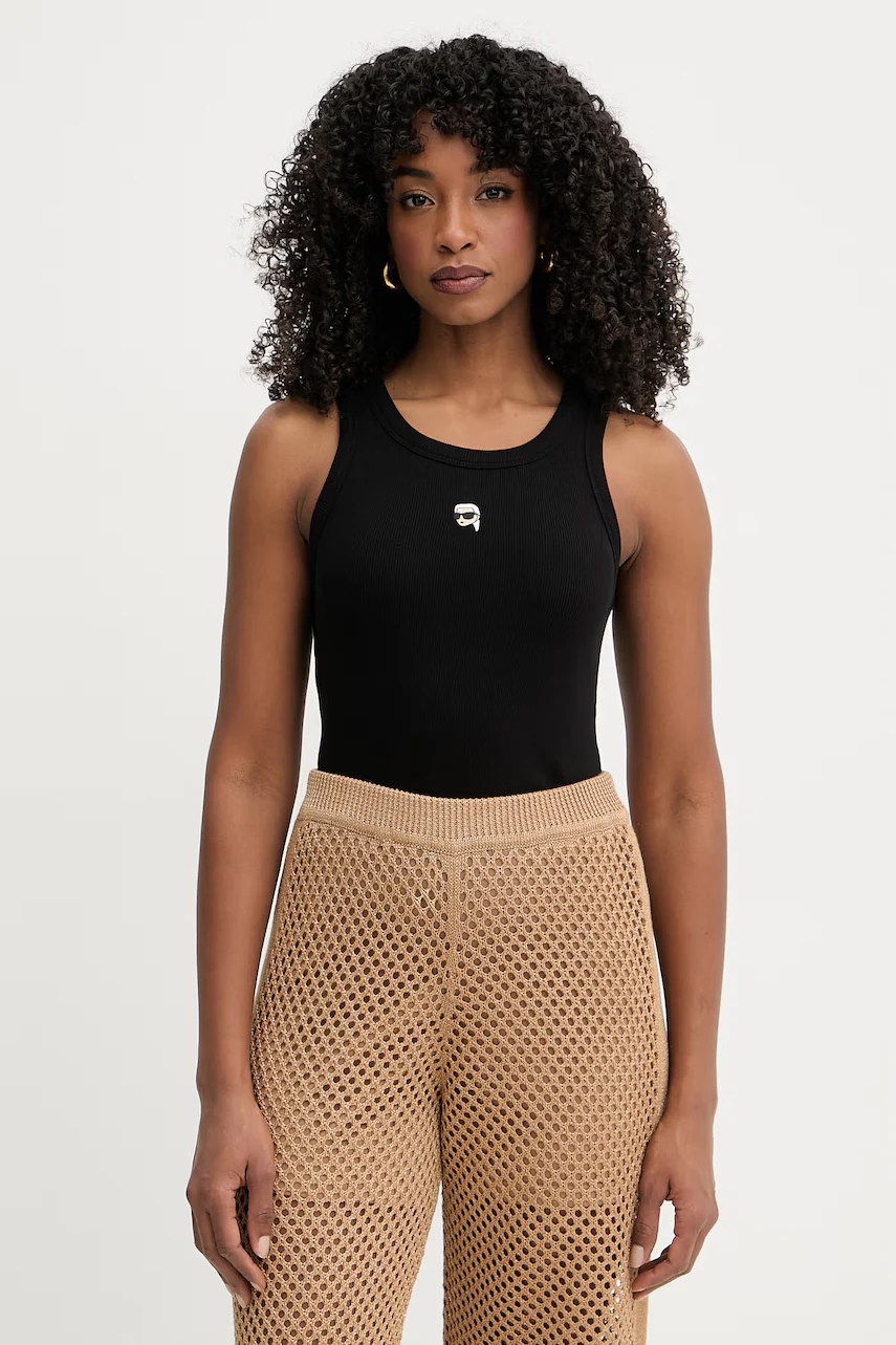 Top fără mâneci karl lagerfeld pentru femei IKON Top fără mâneci karl lagerfeld pentru femei IKON