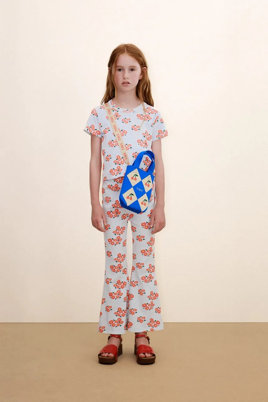 Tricou copii tinycottons BLOSSOMS RIB TEE Tricou copii tinycottons BLOSSOMS RIB TEE