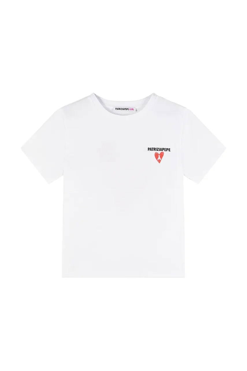 Tricou de bumbac pentru copii patrizia pepe J411 Tricou de bumbac pentru copii patrizia pepe J411
